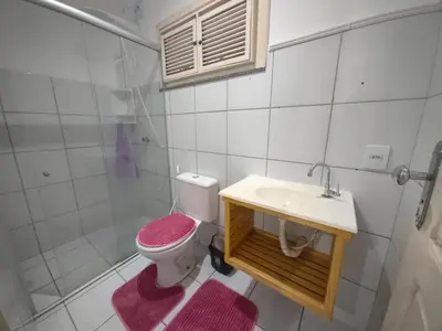 Uma casa de banho em O Charme Cearense na casa Francesa