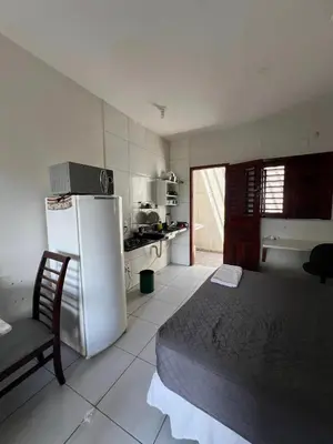 A cozinha ou kitchenette de Apartamento Aconchegante - Eusebio - Br 116 - Beach Park