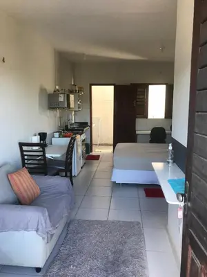 A cozinha ou kitchenette de Apartamento Aconchegante - Eusebio - Br 116 - Beach Park