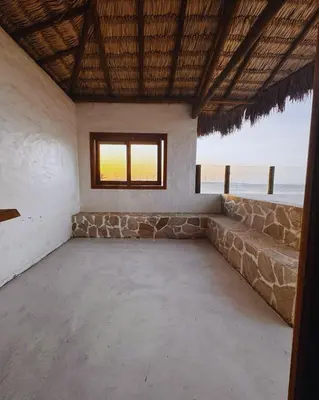 A planta de Lar Riviera Flat - com jacuzzi e vista mar