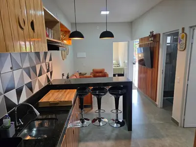 A cozinha ou kitchenette de Casa em Preá - Jericoacoara