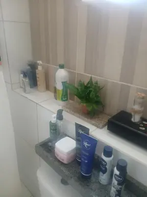 A cozinha ou kitchenette de Quarto Aconchegante
