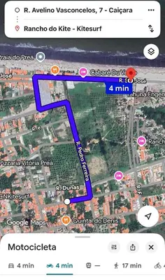 A planta de Casa de Praia no PREA para ate 12 pessoas