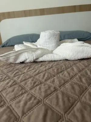 Uma cama ou camas num quarto em Studio Design 310