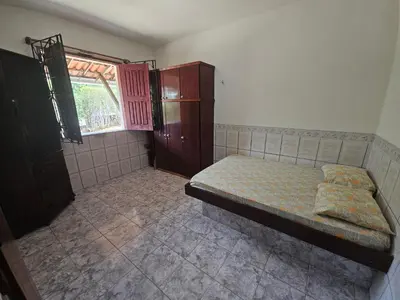 Uma cama ou camas num quarto em Chapada Neblina