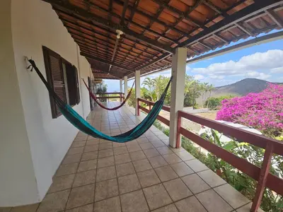 Uma varanda ou terraço em Chapada Neblina