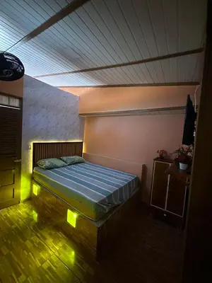 Uma cama ou camas num quarto em Sereia beach chalé