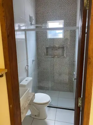 Uma casa de banho em Casa Aconchego Preá