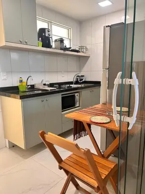 A cozinha ou kitchenette de Fortaleza Apartamento - Flat Novo