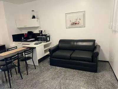 Uma área de estar em Flat em Fortaleza - Ce Vista Mar - Meireles