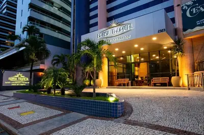 O edifício onde o apartamento está situado