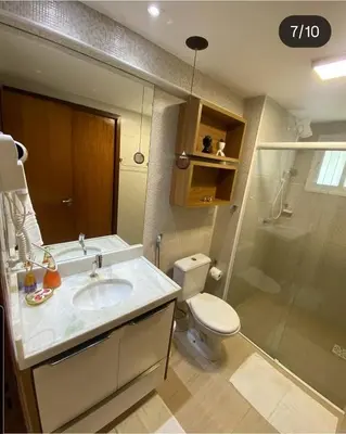 Uma casa de banho em Paraíso à Beira mar no Cumbuco