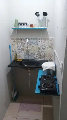 A cozinha ou kitchenette de Ap do Jhone