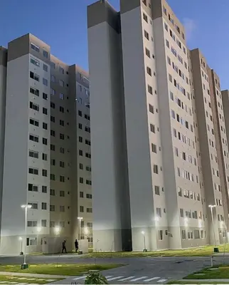 O edifício onde o apartamento está situado