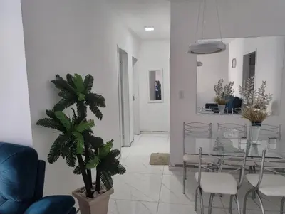 A planta de Apto Mobiliado Meireles - 700m da Beira Mar