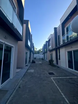 O edifício onde a casa de férias está situado