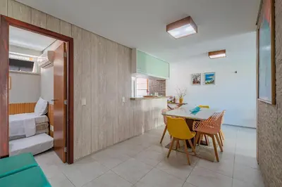 A cozinha ou kitchenette de Scopa Beach #C5-200 - Pé na areia by Carpediem
