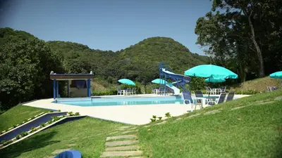 A piscina em ou perto de Hotel Fazenda Portal das Montanhas