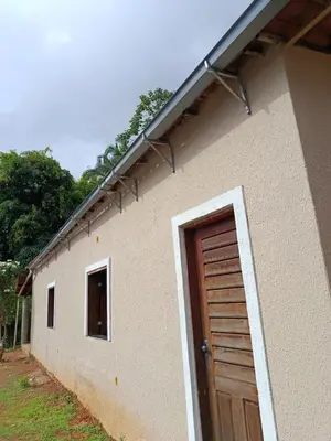O edifício onde a casa de férias está situado
