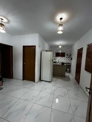 A cozinha ou kitchenette de Casa de praia com piscina