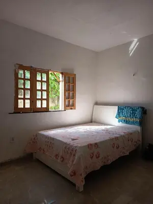 Uma cama ou camas num quarto em Casa para Temporada Praia Barra Nova Cascavel CE