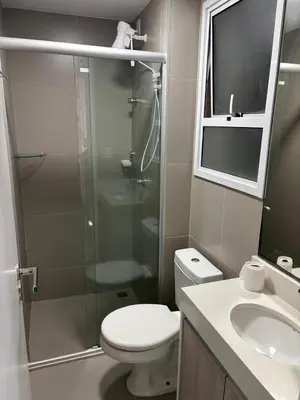 Uma casa de banho em Helbor My Way Abolição