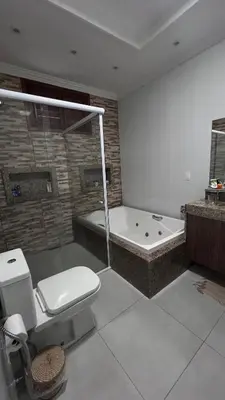 Uma casa de banho em Villa Familia Preá
