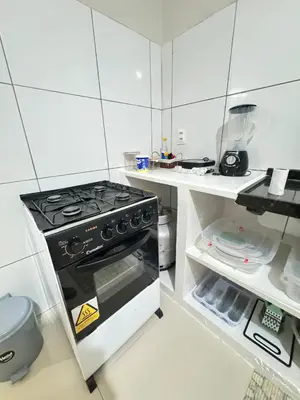 A cozinha ou kitchenette de Casa no 1º piso com 2 Suítes a 200mts da praia
