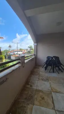Uma varanda ou terraço em Refúgio na praia - Cumbuco Residence