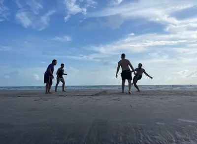 Os clientes hospedados em Casa de Praia Peixinho Azul