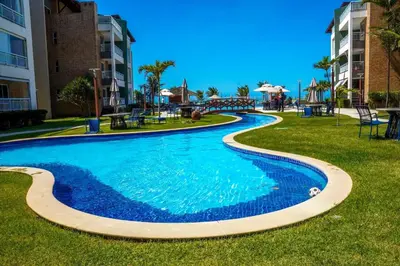 A piscina em ou perto de Terramaris vista mar