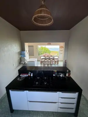 A cozinha ou kitchenette de Quadro na Janela