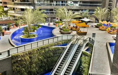 A área de jogos para crianças em Landscape Beira Mar - Diamond 2202 e Gold B