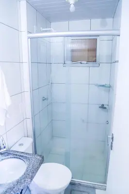 Uma casa de banho em Apartamento aconchegante em Caucaia próximo a praia do Cumbuco