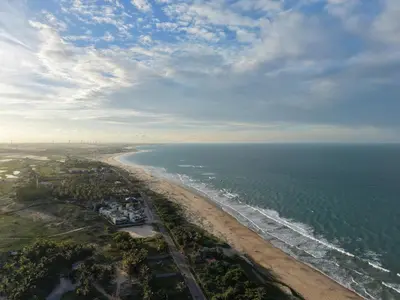 Paisagem natural perto da casa de férias