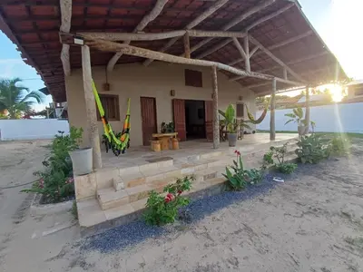 O edifício onde a casa de férias está situado