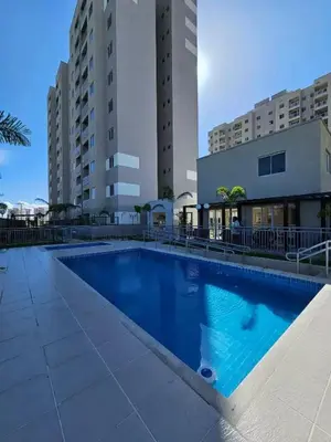 A piscina em ou perto de Apartamento Novo 2 quartos e vista mar 1001B