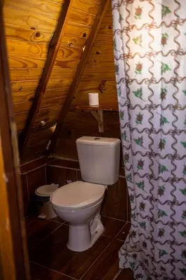 Uma casa de banho em Cabana Suiça 2
