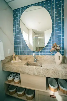 Uma casa de banho em Vibes Beach House