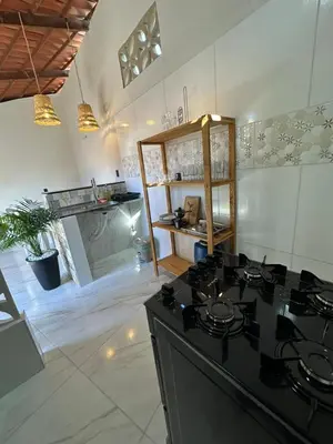A cozinha ou kitchenette de Maruva Chalé
