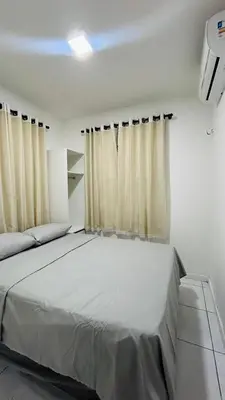 Uma cama ou camas num quarto em Casa em condominio - Maracanaú - Fortaleza