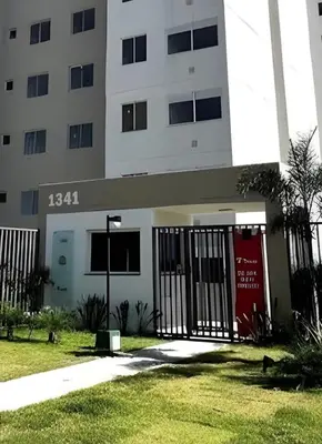 O edifício onde o apartamento está situado