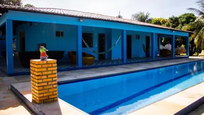 A piscina em ou perto de Sítio Helena - Casa de praia