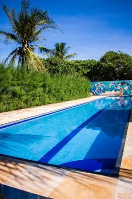 A piscina em ou perto de Sítio Helena - Casa de praia