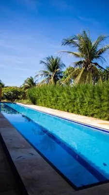 A piscina em ou perto de Sítio Helena - Casa de praia