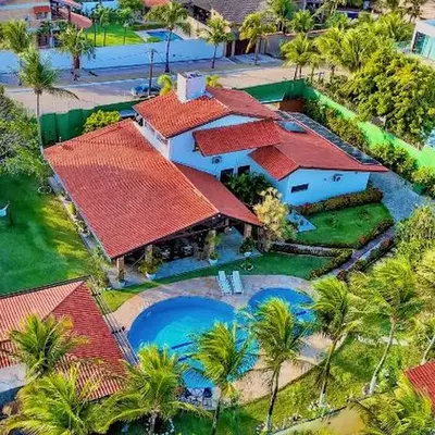 Casa Paraíso do Cumbuco- 5 Quartos AC- Piscina Privativa- 50m do Mar