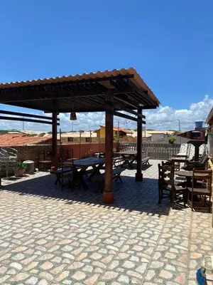 Uma varanda ou terraço em Hospedagem Terral Beach Canoa Quebrada