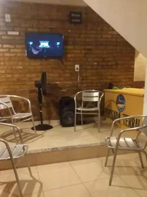 Uma área de estar em Hospedagem Terral Beach Canoa Quebrada