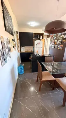 A cozinha ou kitchenette de Apartament Jacuzzi em Beach Living Resort Next to Beach Park