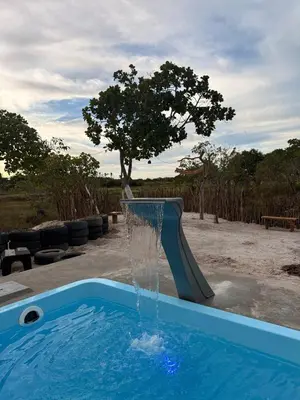 A piscina em ou perto de Recanto Paraguay - House with pool
